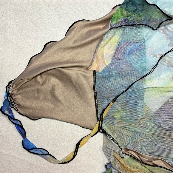 Jaded London Butterfly Mesh Cut-Out Dress UK 10 / USA 6 - Picture 5 of 7